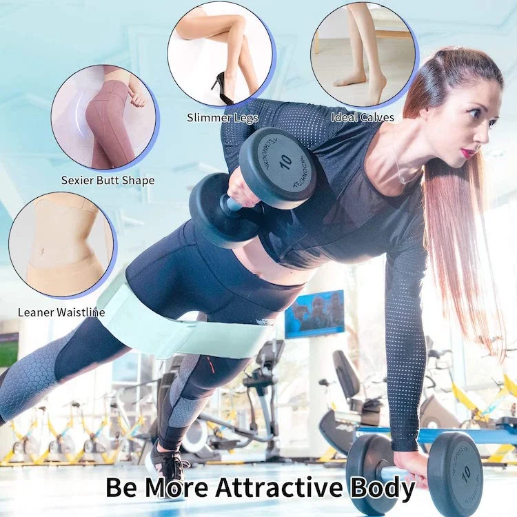 New Arrival Non-Slip Adjustable Resistance Hip Circle Yoga Training Band with Buckle, Wholesale Extra Strong Stretch Gym Exercise Home Fitness Bands Manufactory