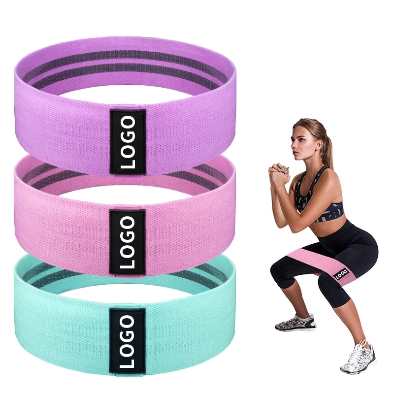 Wholesale Custom Pattern Professional Gym Equipment Resistance Band for Woman Hip Circle Resistance Bands