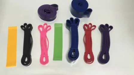Factory Price Fitness Exercise Workout Yoga Bands Elastic Resistance Bands Long Hip Bands Custom Resistance Band Gym Equipment