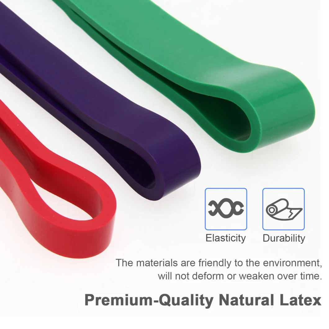 100% Natural Latex Private Label Fitness Accessories Stretch Sports Resistance Bands