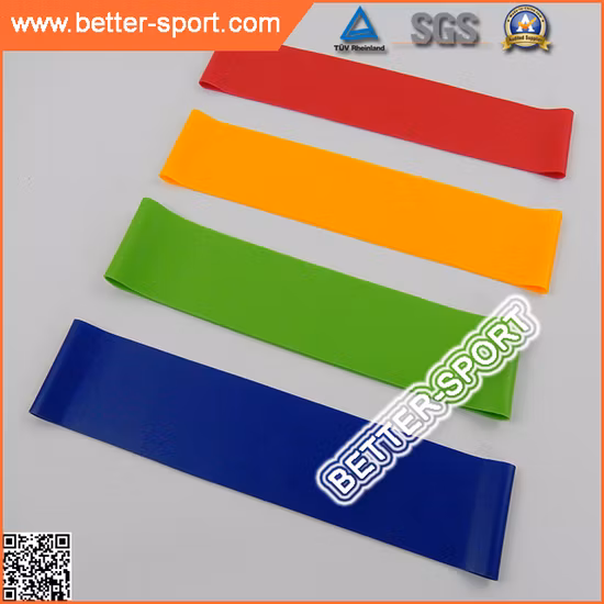 Factory Price Fitness Exercise Workout Yoga Bands Elastic Resistance Bands Long Hip Bands Custom Resistance Band Gym Equipment