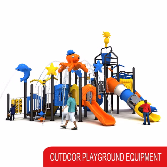 Großer Vergnügungspark, Wasserpark, Spiele für Kinder, Kunststoffrutsche, Piratenschiff-Spielplatz, Outdoor-Spielsets, Corsairs-Boot, Spielgeräte für Kinder