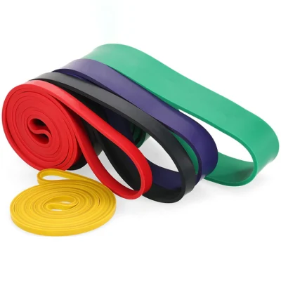 Gym Fitness Home Gym Kraftband Yoga Power Übung Latexfreie Widerstands-TPE-Loop-Bänder