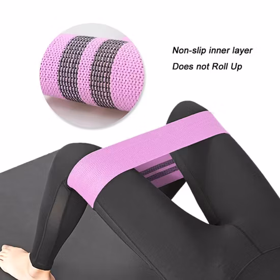 Sinocare hochwertige rutschfeste elastische Booty Hip Circle Fitness Gym Übungsband Workout Yoga Stoff Widerstandsbänder
