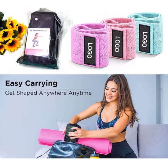 Frauen Krafttraining Gym Fitness Übungsbänder, Hüftkreis