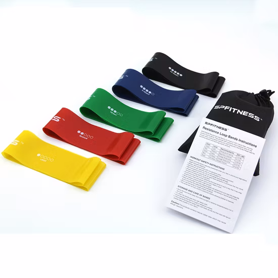 Latex-Widerstandsbänder, Mini-Loop-Bänder, Booty-Bänder, Gummibänder