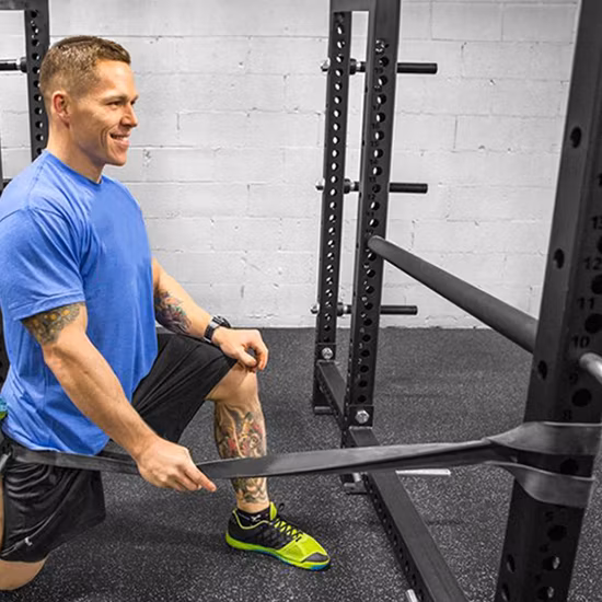 Großhandel mit individuellem Logo, Yoga-Fitness-Übungen, elastische Stretch-Mini-Latex-Loop-Widerstandsbänder