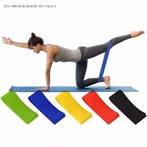 Individuell mit Logo bedruckte Yoga-Gymnastik-Übungen, Fitness-Marken-Widerstandsbänder für Beine, Gesäß, Gesäß, Hüfte