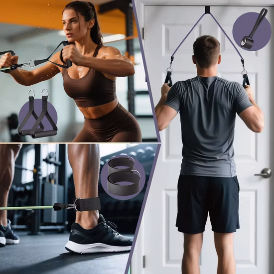 Beste Übungsbänder, 12-teiliges Set, Heimfitness-Widerstandsbänder