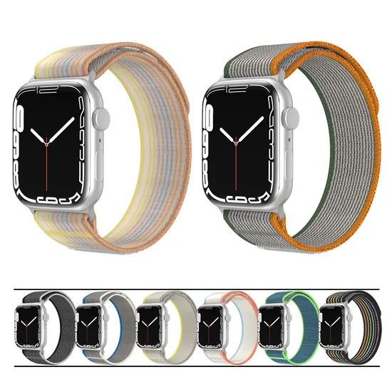 Schneller Versandtrending Original 1:1 Quick Adjustment Trail Loop-Armband für Apple Watch Ultra 38/40/41/42/44/45/49 Apple Watch-Armband aus weichem Nylongewebe